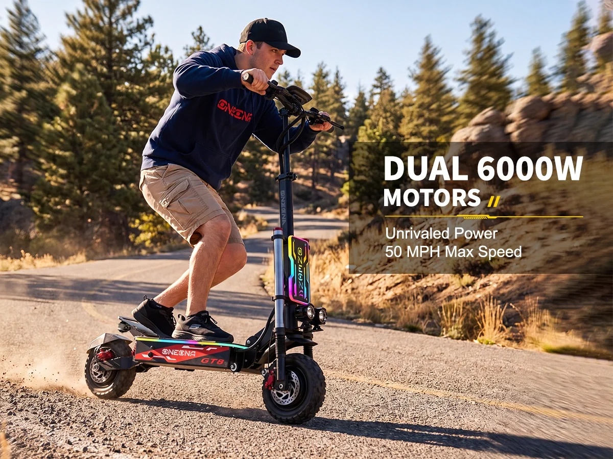 ONECNA NEW GT8PRO 성인용 전기 스쿠터,  - 60V 5600W Dual Motor Electric Scooter 리뷰 및 가격