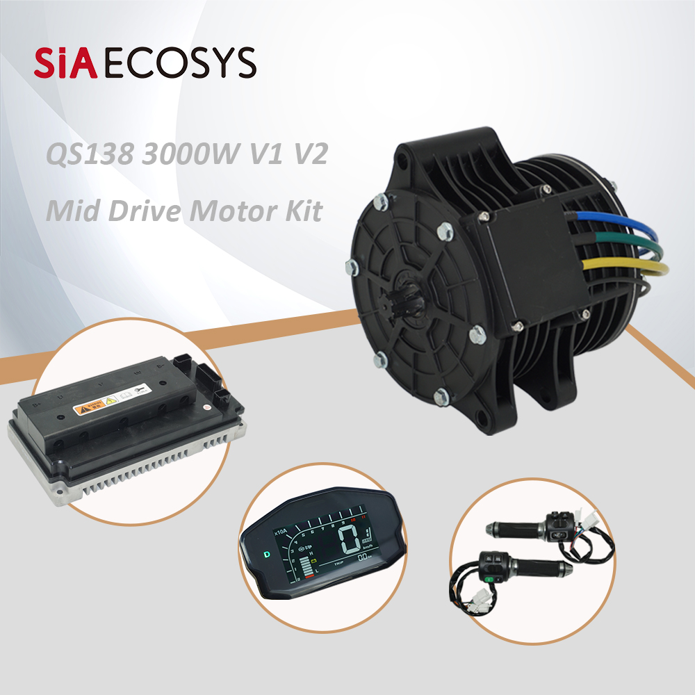 QSMOTOR QS138 3000W 72V 100km/ - Mid Drive Motor Kit 72V 3000W 리뷰 및 가격