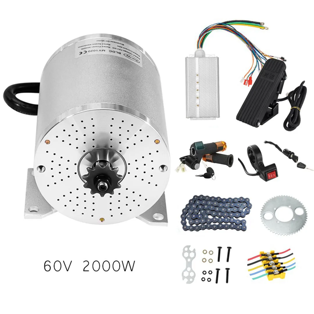 전기 오토바이 카트 모터 키트 DIY MY1020 16 - Electric Motorcycle Conversion Kit 72V 리뷰 및 가격